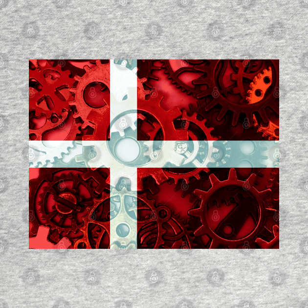 Flag of Denmark - Gears by DrPen